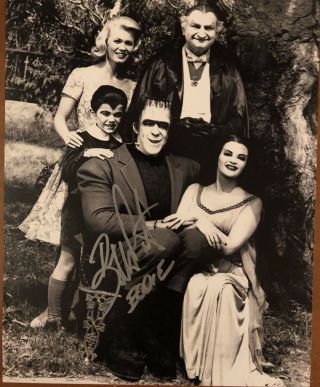Butch Patrick Eddie Munster The Munsters Family B&w Autographed 8x10 Photo