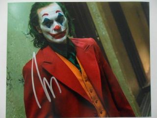 Joaquin Phoenix " Arthur Fleck " Signed 8x10 Photo Picture Autographed Pic