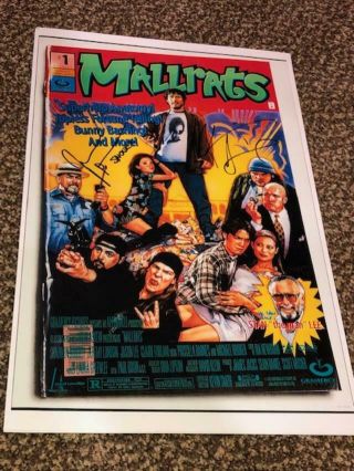 Kevin Smith & Jason Mewes Autographed Signed Mallrats 11x17 Poster