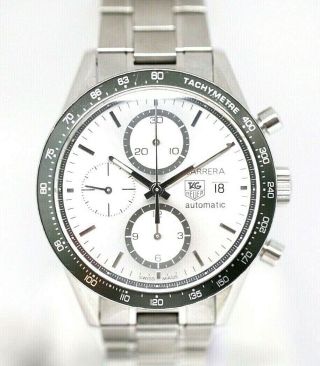 Tag Heuer Carrera Cv2011 41mm Chronograph Stainless Steel Automatic Men 