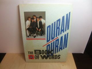 Duran Duran – The Book Of Words 1985 Large Paperback Book