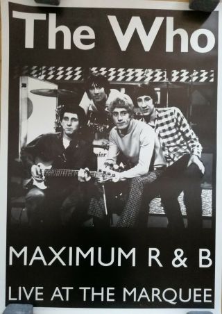 Vintage Poster - The Who - Maximum R&b
