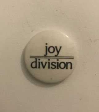 Joy Division Vintage 1 " / 25mm Pin Badge 80 
