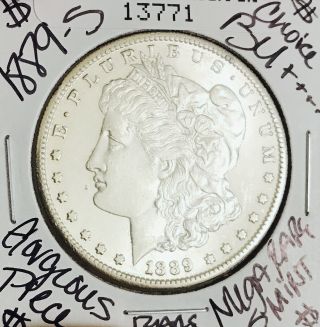 1889 S Morgan Choice Bu,  Ultra Scarce Date Rare S Wow Coin Nr 13771