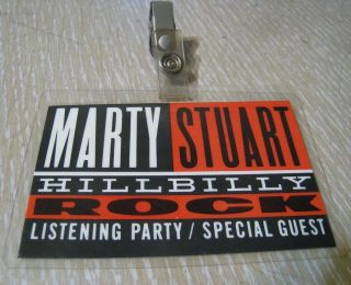 Marty Stuart Laminate Pass Hillbilly Rock Listening Party