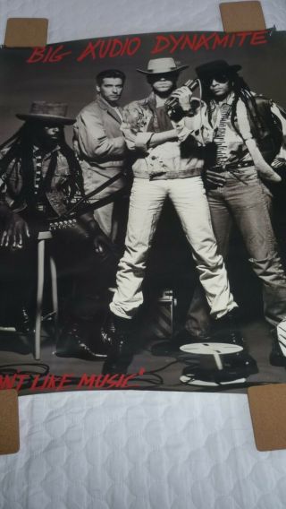 Big Audio Dynamite Promo Poster Clash Punk Don Letts