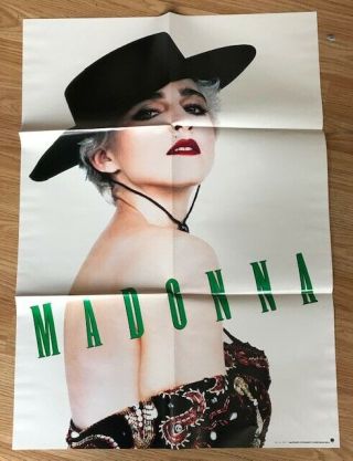 Madonna La Isla Bonita Rare Japan Promo Poster - Japanese