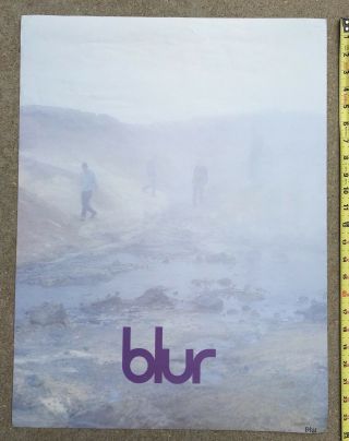 Blur 1997 18x24 Promotional Dual - Sided Release Poster 2