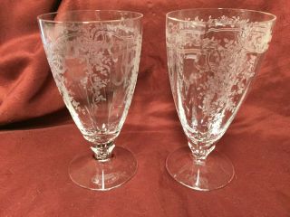 June Goblets By Fostoria Glass Co.