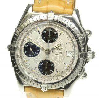 Breitling Chronomat A13050.  1 Silver Dial Automatic Men 
