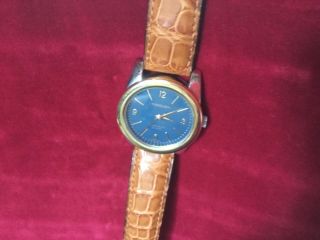 Verdura Automatic Wrist Watch In 18c Gold And Stainless Steel