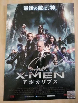 James Mcavoy Signed Poster Mini From Japan 8x10 Inches Marvel Sticker 78114