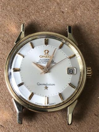 Omega Constellation Pie Pan Ref.  168.  005 Cal.  561 Steel And Gold Case