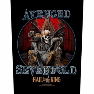 Avenged Sevenfold Hail King 2015 - Giant Back Patch 36 X 29 Cms Official A7x