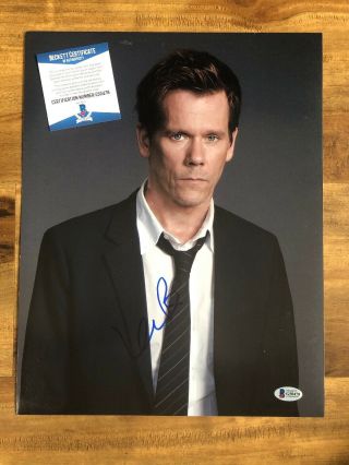 Kevin Bacon Autographed 11x14 Signed Photo Authentic Certified Bas Beckett