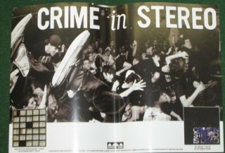 Crime In Stereo 2008 Promo Poster Is Dead 12 X18 Brigde Nine Records