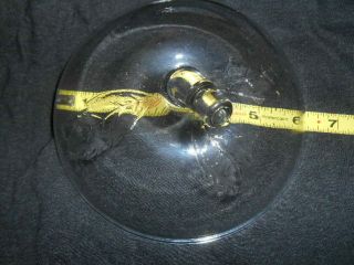 Anchor Hocking Vintage Apple Cookie Jar Lid Only Clear Glass