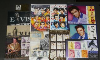 Pacific Trust Territories Elvis Presley 31 diff S.  S.  /sheetlets NH face $106.  96 2