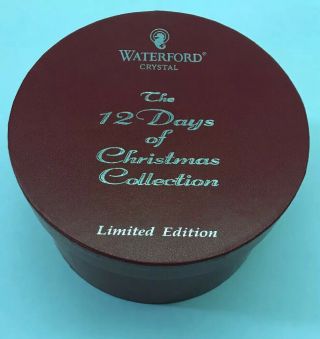 Waterford Crystal 12 Days Of Christmas Partridge In A Pear Tree 3rd Edition