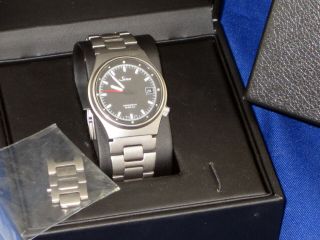 Sinn 244ti Chronometer Dress Watch Titanium Case,  Bracelet,  Antimagnetic Eta2892
