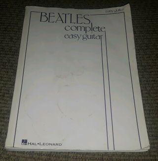 The Beatles Sheet Music Book Hal Leonard Complete Easy Guitar Songbook 303 Pages