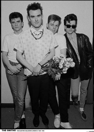The Smiths - Flowers Poster 84.  5x60cm Johnny Marr Morrissey British Band
