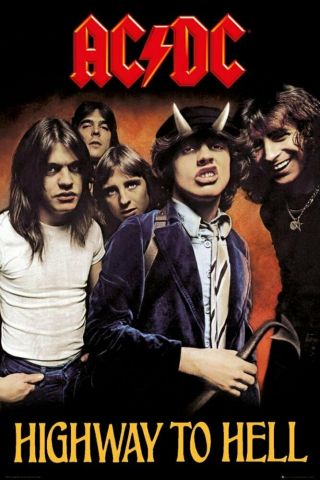 Ac/dc - Highway To Hell Poster - 24x36 Music 2642