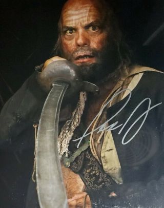 Lee Arenberg Hand Signed 8x10 Photo W/holo Pirates Of The Caribbean