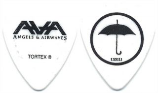 Angels And Airwaves Tom Delonge Authentic 2010 Tour Stage Guitar Pick Blink 182