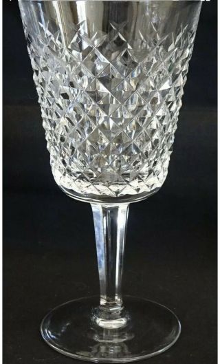 Waterford Crystal Alana Pattern Water Glasses Goblets 6 7/8 " Tall