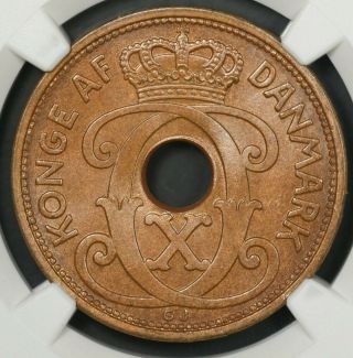 1938 - N Gj Ngc Ms66bn Denmark 5 Ore