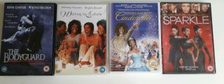 4 Whitney Houston Movie Dvds
