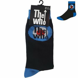 The Who Unisex Ankle Socks: Target (uk Size 7 - 11) 100 Official Merchandise