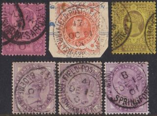 Gb Abroad In South Africa Boer War.  6 Stamps.