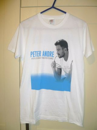 Peter Andre - " Celebrating 25 Years Uk Tour 2019 " White T - Shirt (s)