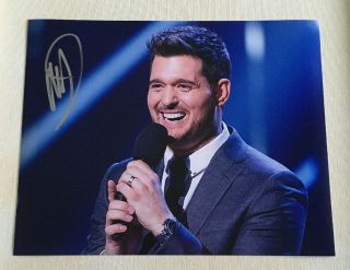 Music Superstar Michael Buble Signed Autographed 8x10 Photo