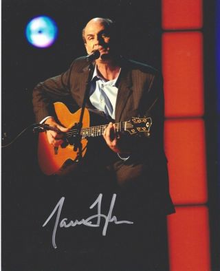 Signed Color Photo Of James Taylor
