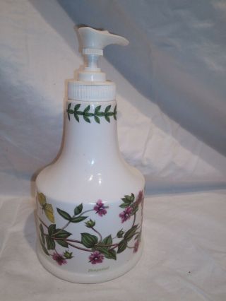 Vintage The Botanical Garden Circa 1818 Soap/lotion Dispenser Home Decorative
