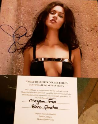 8x10 Signed Photo Of Megan Fox/coa