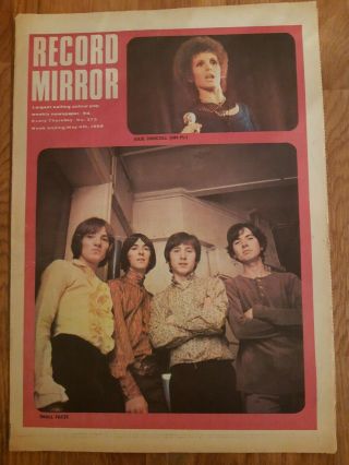 Record Mirror Music Newspaper May 4th 1968 The Small Faces Cover