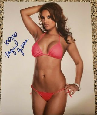Playboy Playmate Raquel Gibson Bikini Authentic Signed Autographed 8x10 Photo