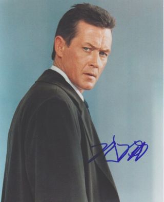 Signed Color Photo Of Robert Patrick Of " X Files "