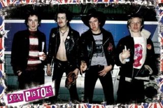 Sex Pistols Poster " Group " Licensed  Johnny Rotten,  Sid Vicious