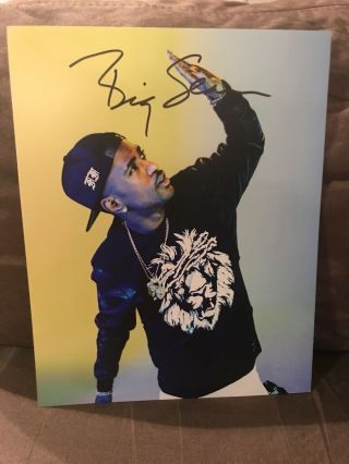 Big Sean Autograph 8x10 Signed Photo W/ Rap Bezerk Dark Sky Paradise