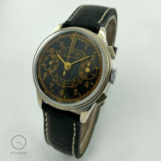 MARVIN Chronograph Vintage Mechanical Mens Watch Cal.  Valjoux 22 - RARE 2