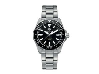 Tag Heuer Aquaracer Diver Black Dial Stainless Steel Way111a.  Ba0928 Mens Watch