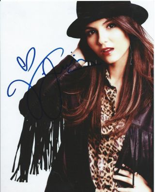 Victoria Justice Sexy Actress Singer Hand Signed 8x10 Photo Autograph Proof