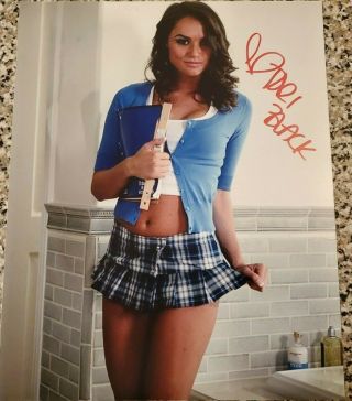 Sexy School Girl Porn Star Tori Black Authentic Signed Autographed 8x10 Photo