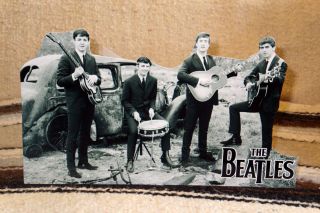 The Beatles British Rock Group Tabletop Standee 11 " Long