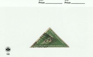 Cape Of Good Hope One Shilling Triangle